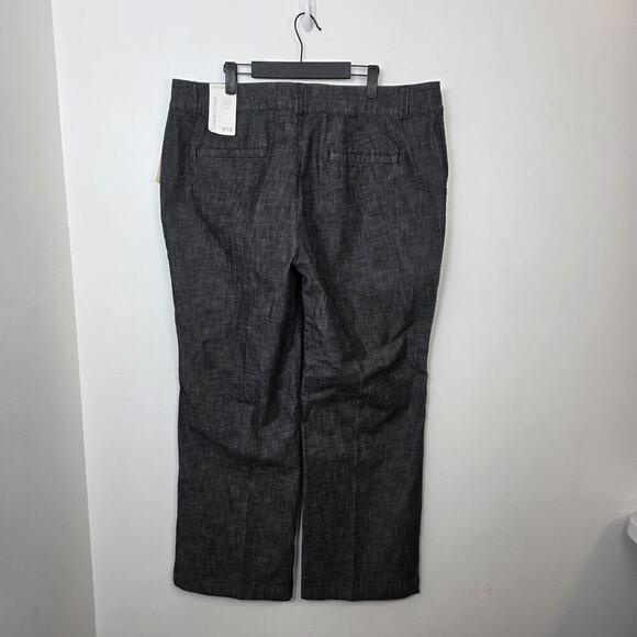Coldwater Creek Grey Bootcut Classic‎ Going Out Front Pleat Trousers Size 18W - Picture 8 of 10